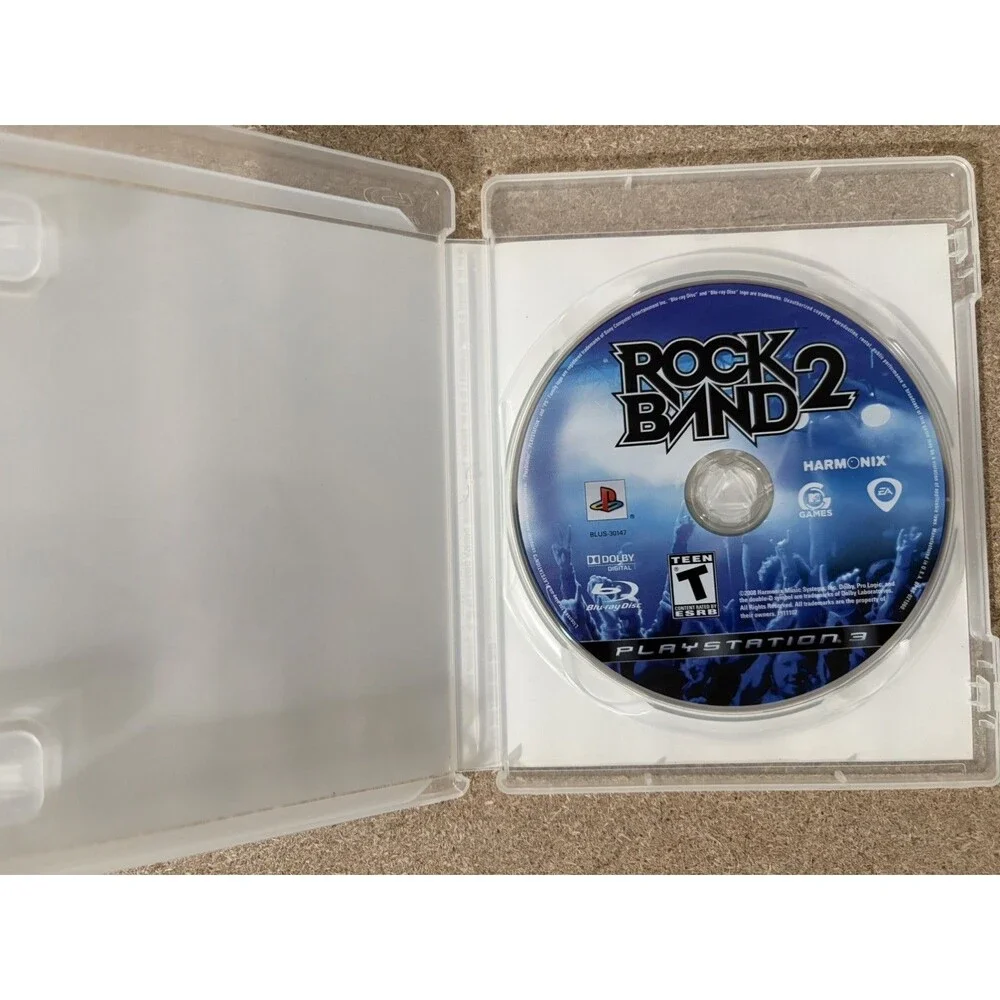ROCK BAND 2 Game for Sony PlayStation 3 * PS3 * Case and Disc ONLY *